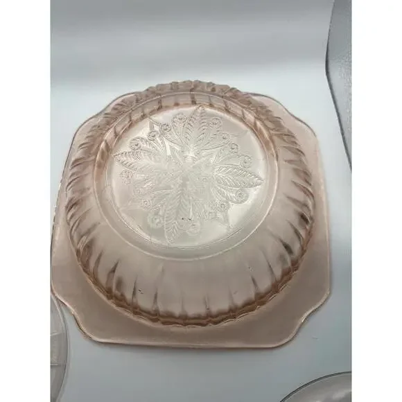 1930s Adam Pink by Jeannette Serving Bowl Set of 2 (SR562)